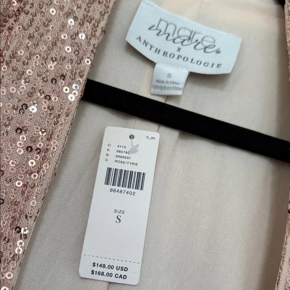 Anthropologie Sequin Longline Cardigan - Picture 2 of 4